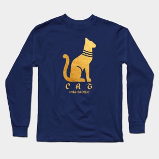 Pharaonic Cat: Ancient Egypt Long Sleeve T-Shirt